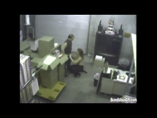 blowjob in a warehouse